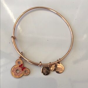 Alex and Ani Rose Gold Mickey Mouse Bracelet